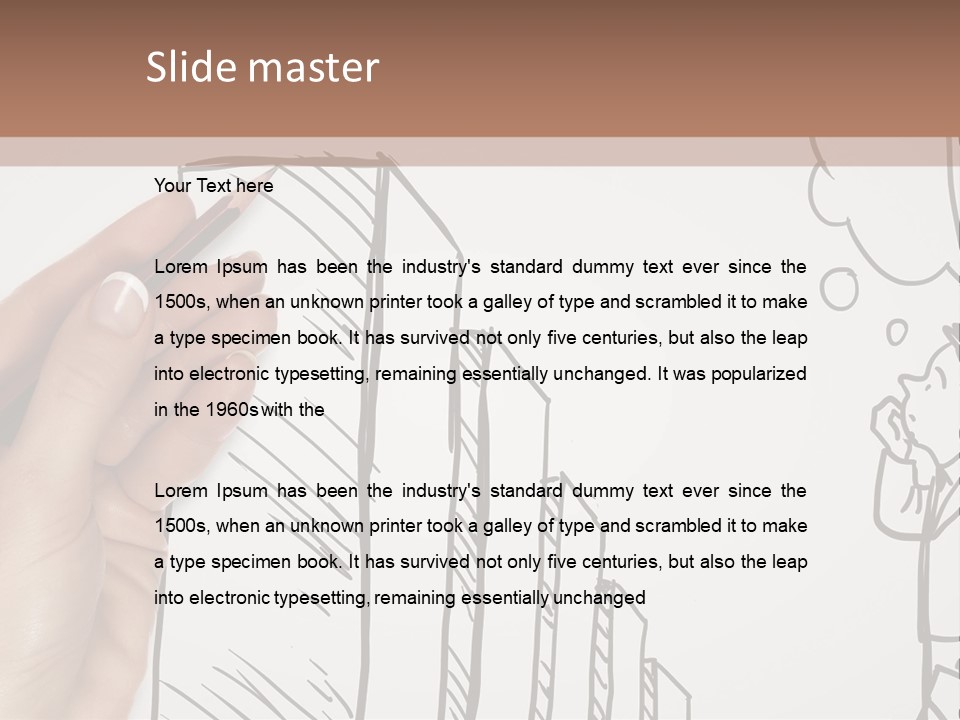 Occupation People Graphic PowerPoint Template