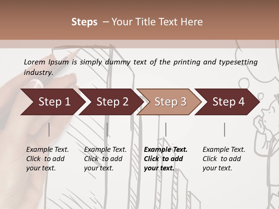 Occupation People Graphic PowerPoint Template