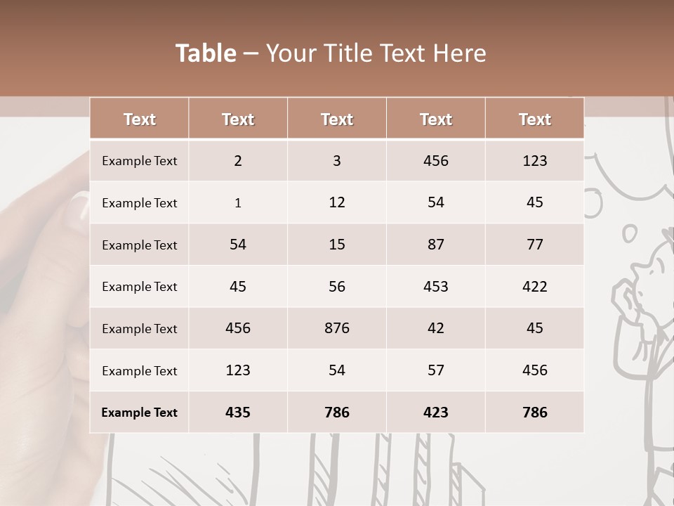 Occupation People Graphic PowerPoint Template