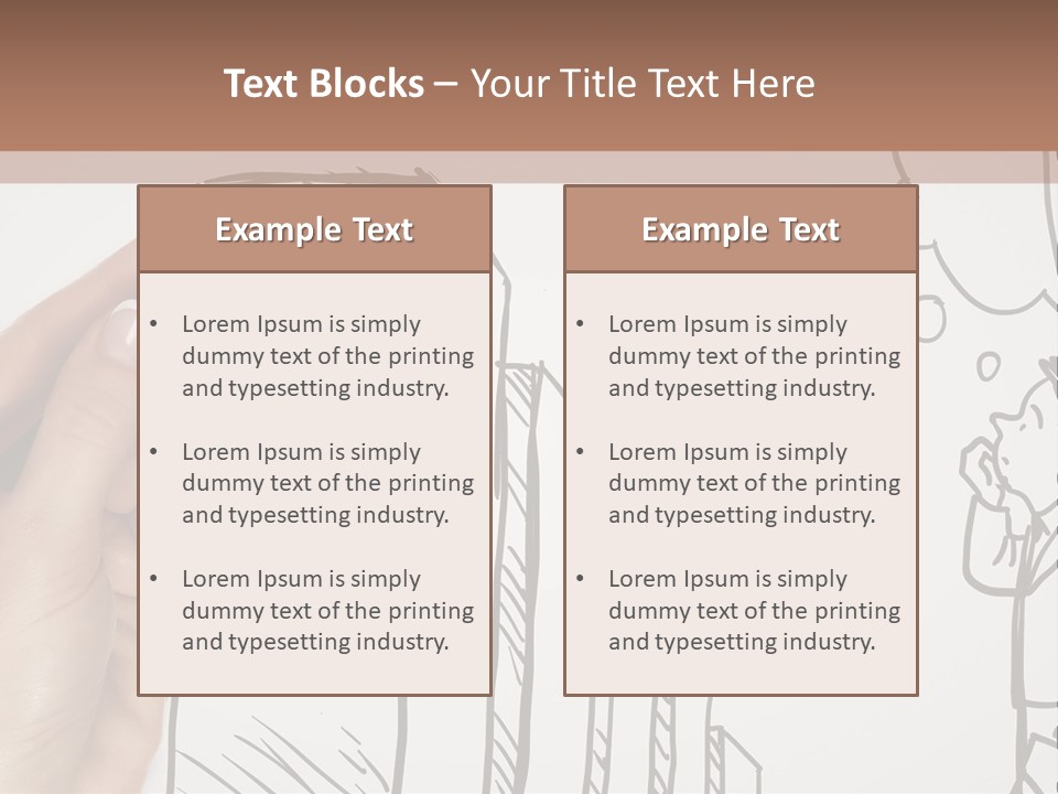 Occupation People Graphic PowerPoint Template