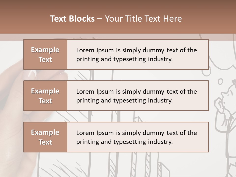Occupation People Graphic PowerPoint Template