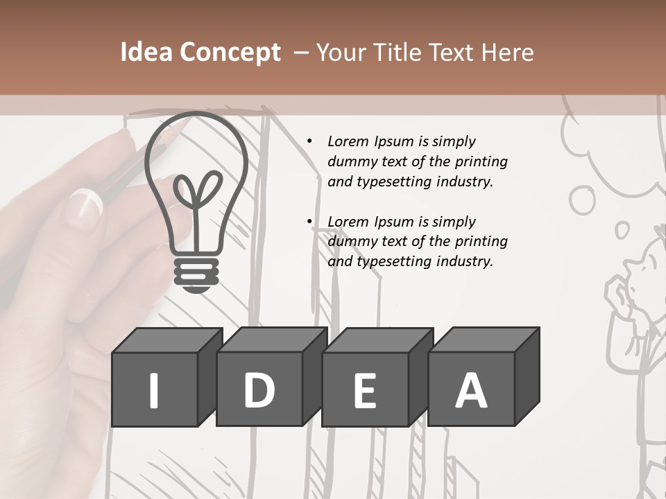 Occupation People Graphic PowerPoint Template