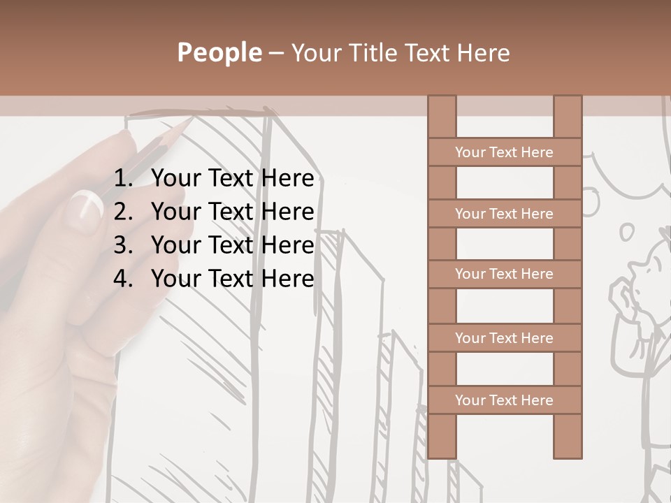 Occupation People Graphic PowerPoint Template