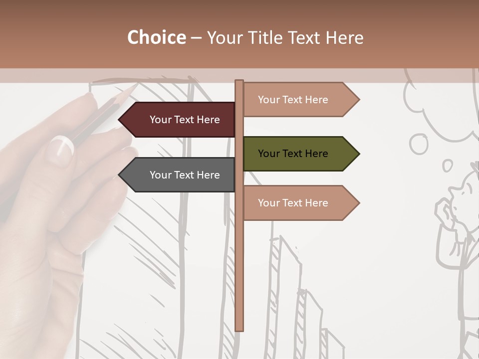 Occupation People Graphic PowerPoint Template