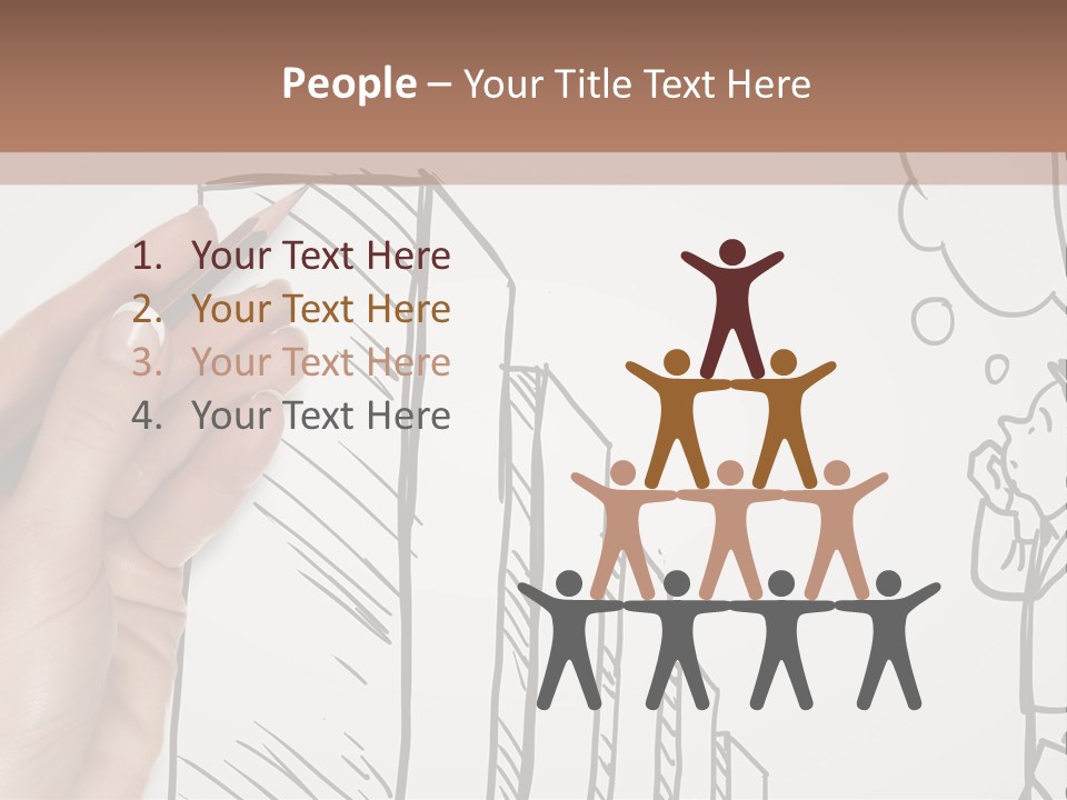 Occupation People Graphic PowerPoint Template