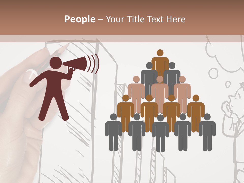 Occupation People Graphic PowerPoint Template