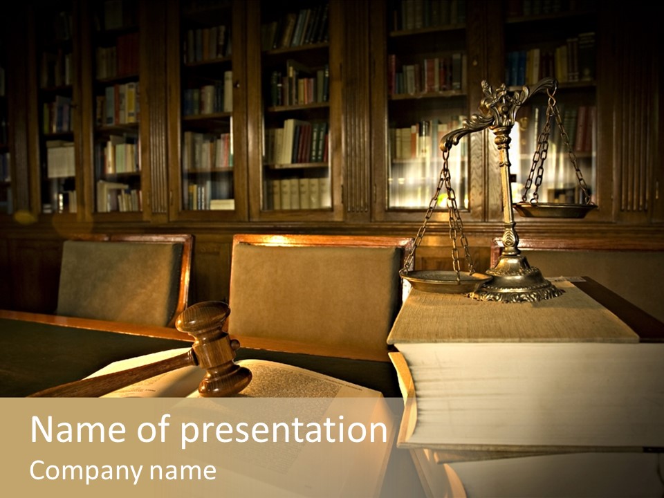 Judgment Antique Old PowerPoint Template