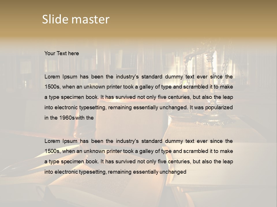 Judgment Antique Old PowerPoint Template