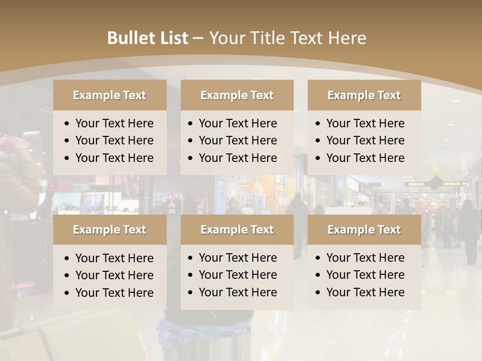 Industry Shopper Model PowerPoint Template