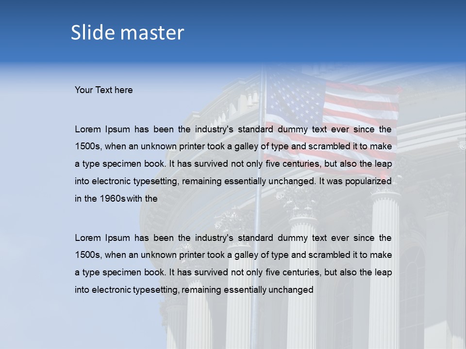 Landmark American Leaf PowerPoint Template