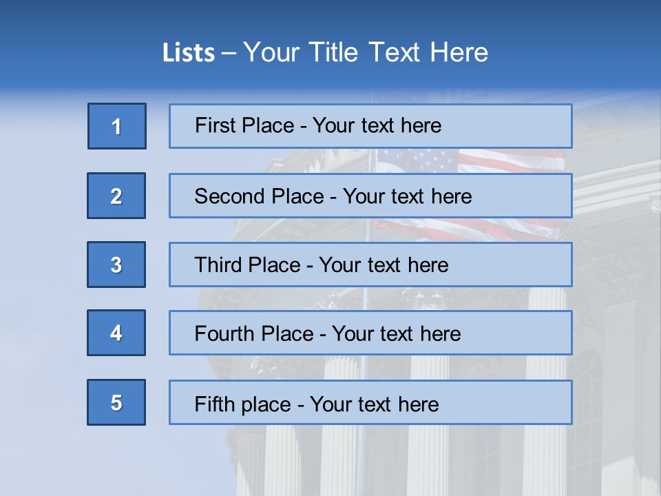 Landmark American Leaf PowerPoint Template