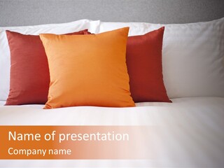 Modern Domestic Bed PowerPoint Template