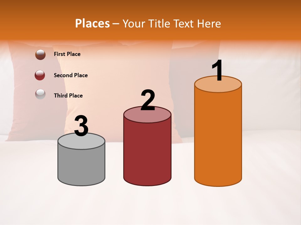 Modern Domestic Bed PowerPoint Template