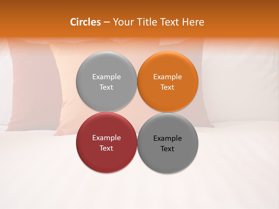 Modern Domestic Bed PowerPoint Template