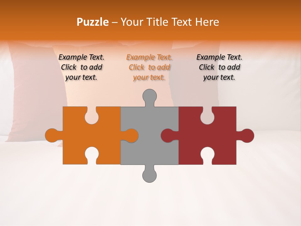 Modern Domestic Bed PowerPoint Template