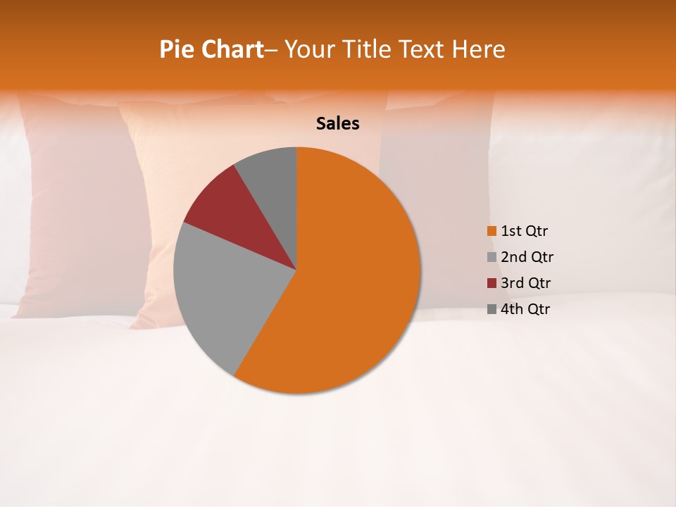 Modern Domestic Bed PowerPoint Template