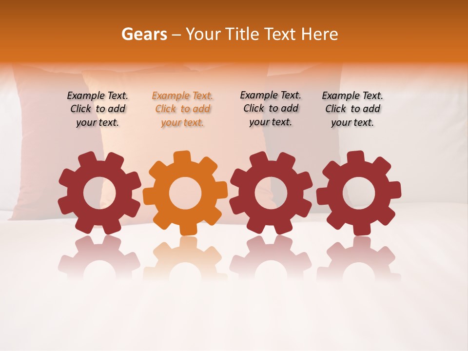 Modern Domestic Bed PowerPoint Template