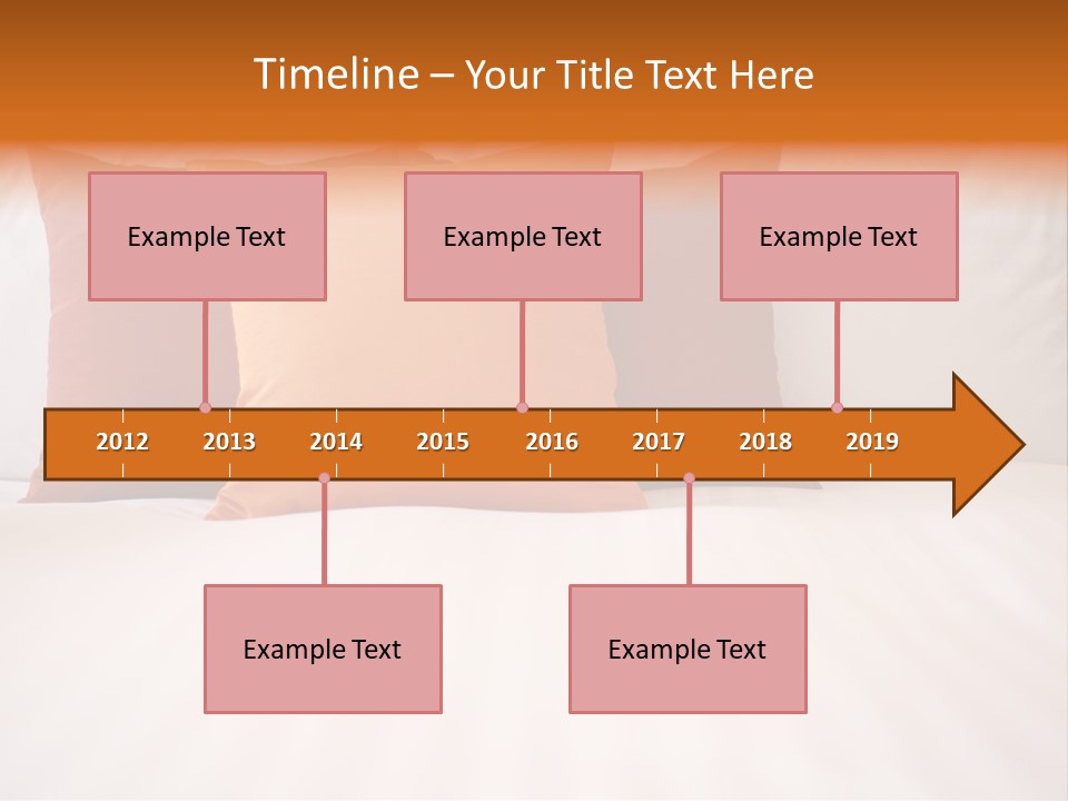 Modern Domestic Bed PowerPoint Template