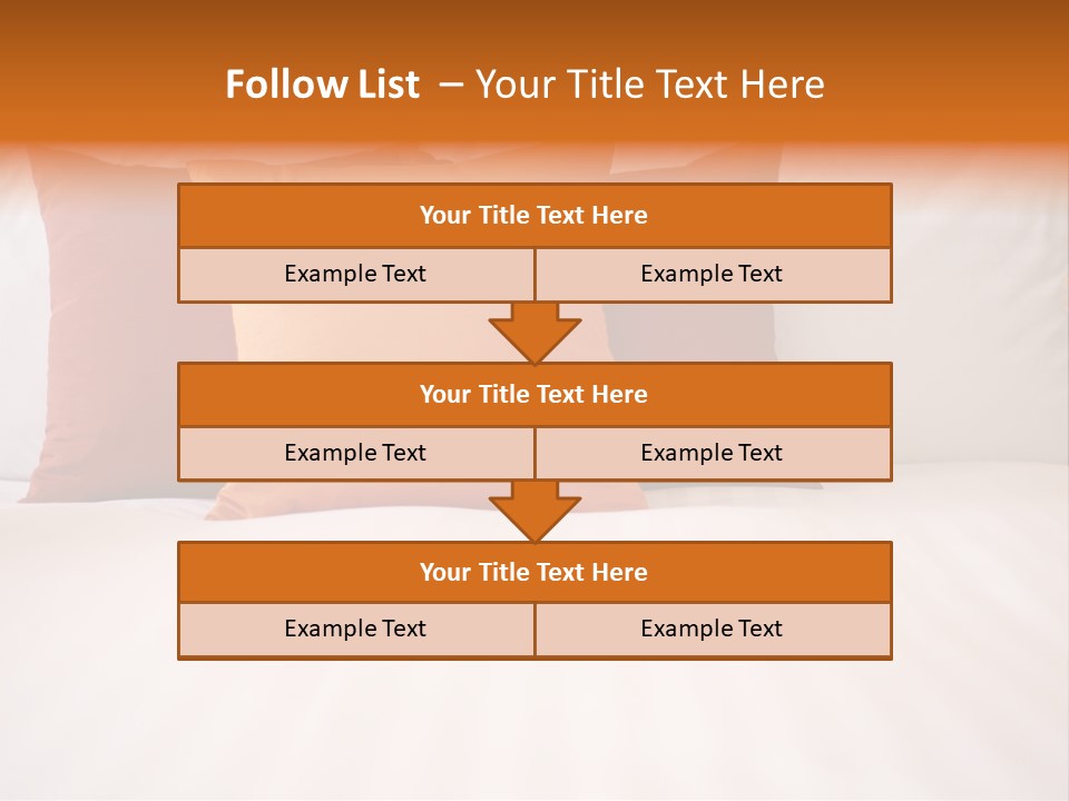 Modern Domestic Bed PowerPoint Template