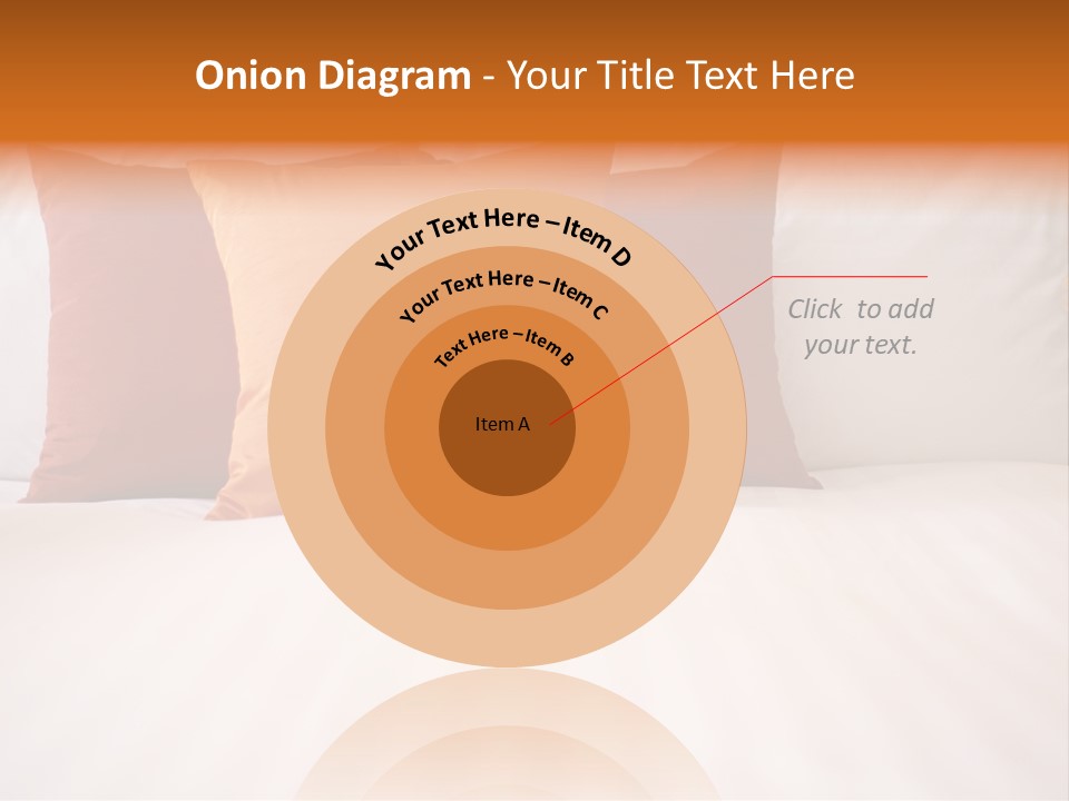 Modern Domestic Bed PowerPoint Template