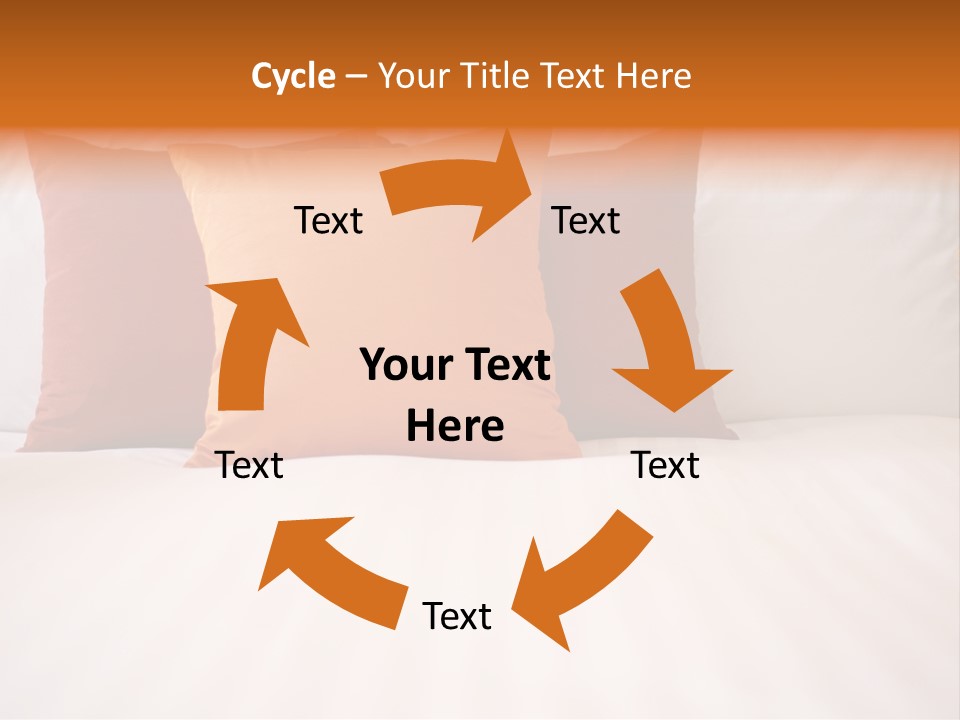 Modern Domestic Bed PowerPoint Template