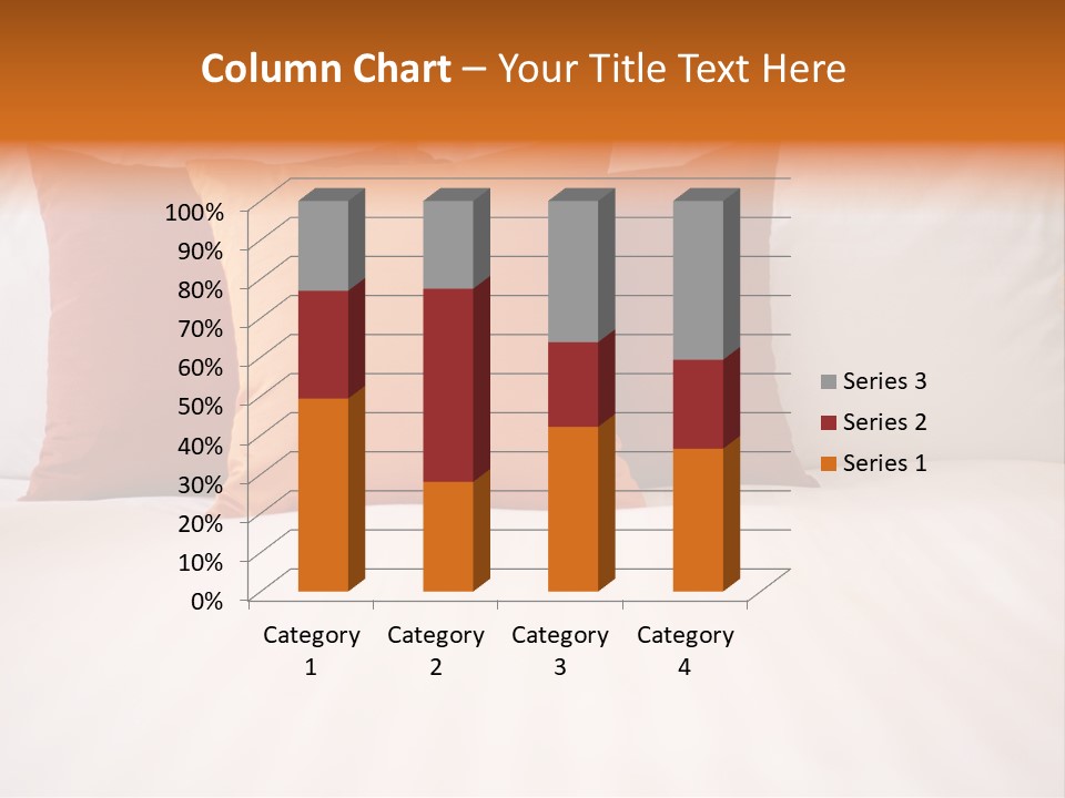 Modern Domestic Bed PowerPoint Template