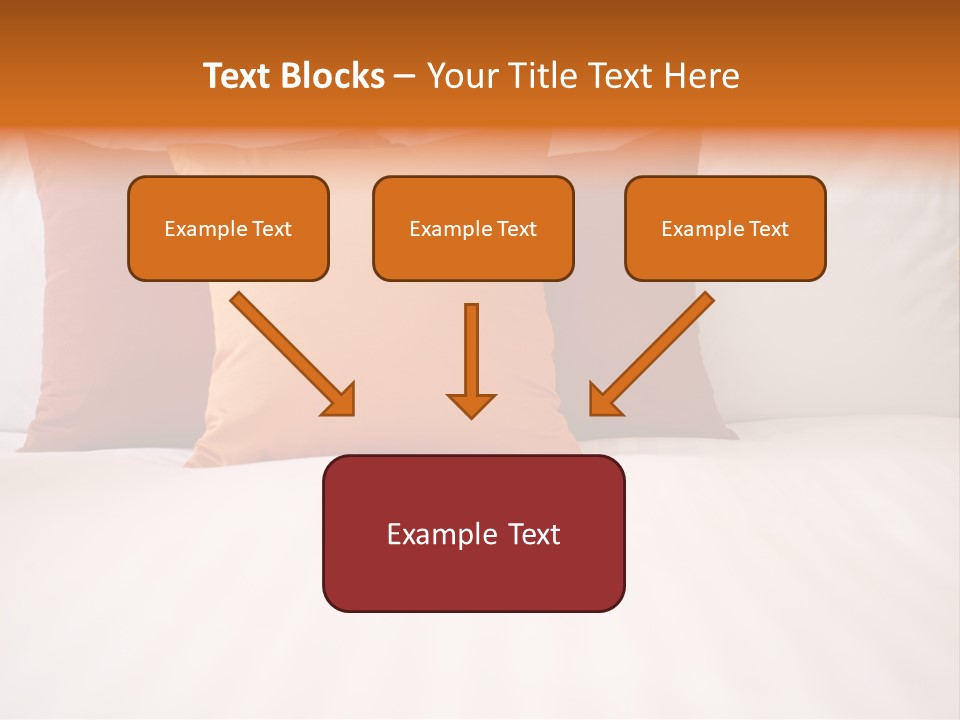 Modern Domestic Bed PowerPoint Template