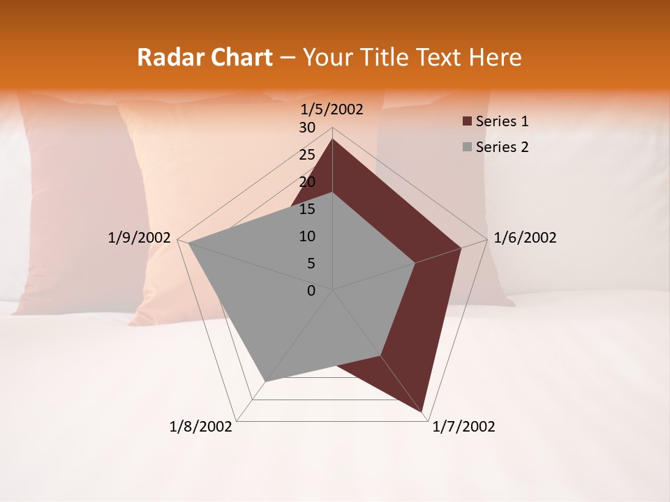 Modern Domestic Bed PowerPoint Template