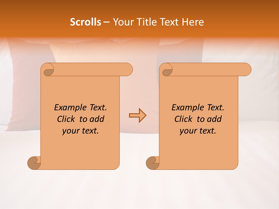 Modern Domestic Bed PowerPoint Template