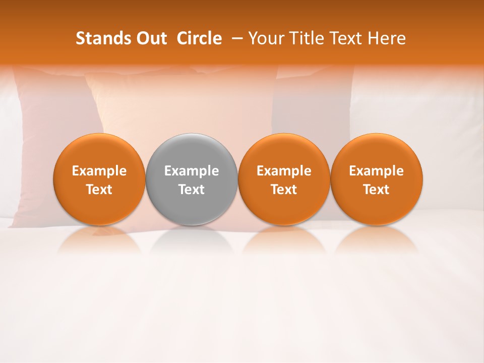 Modern Domestic Bed PowerPoint Template