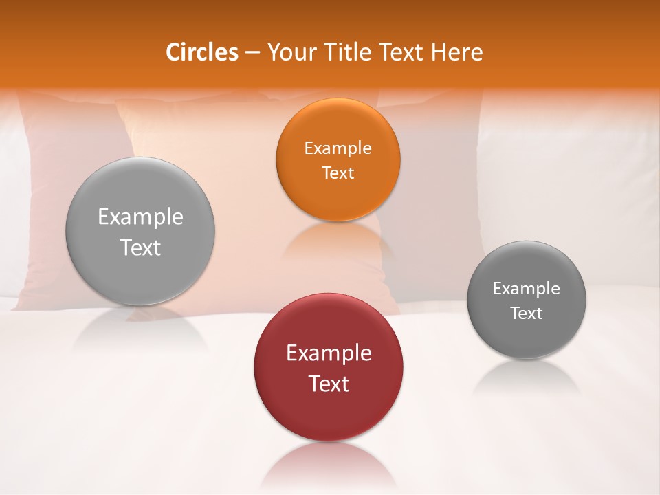 Modern Domestic Bed PowerPoint Template