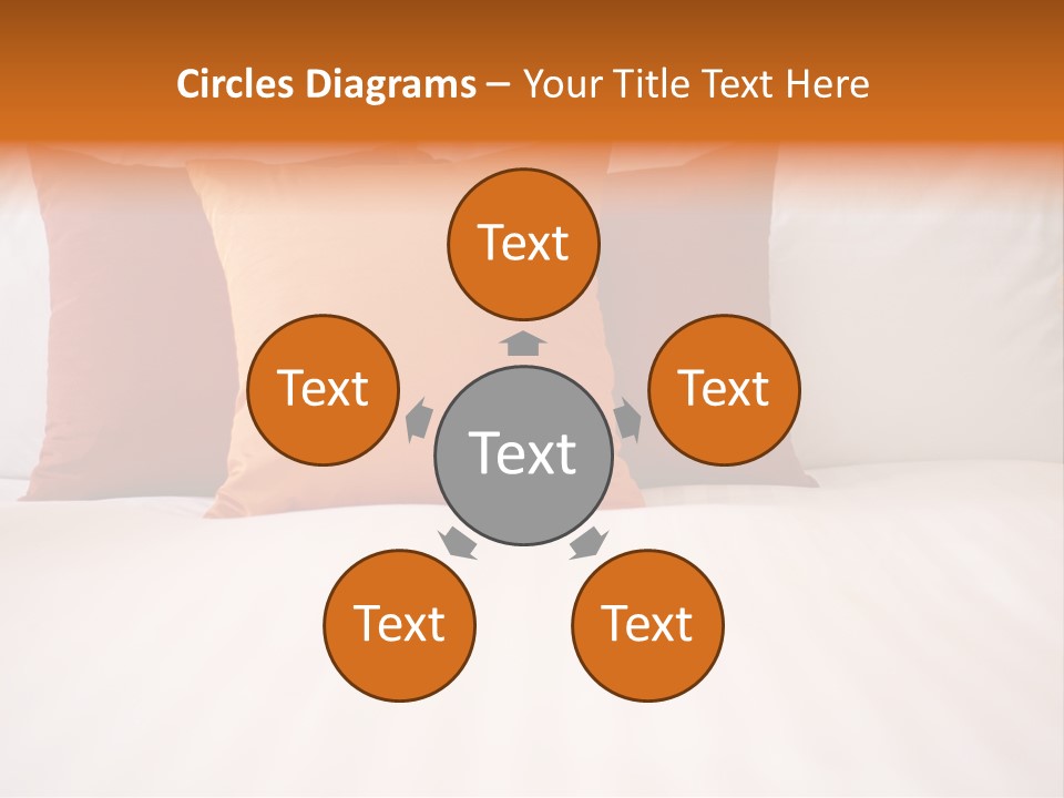 Modern Domestic Bed PowerPoint Template