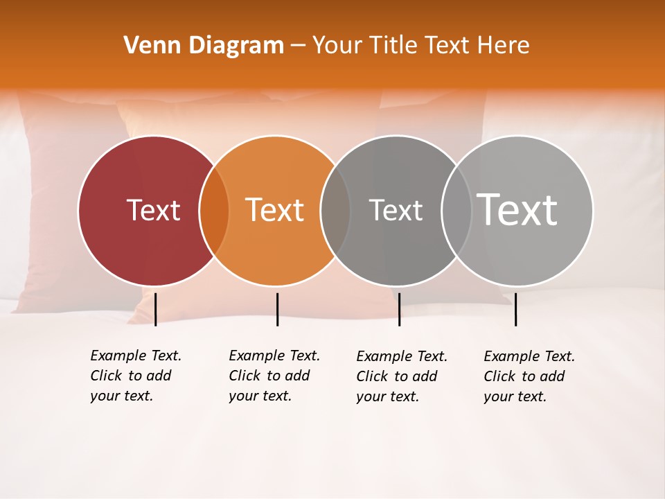 Modern Domestic Bed PowerPoint Template