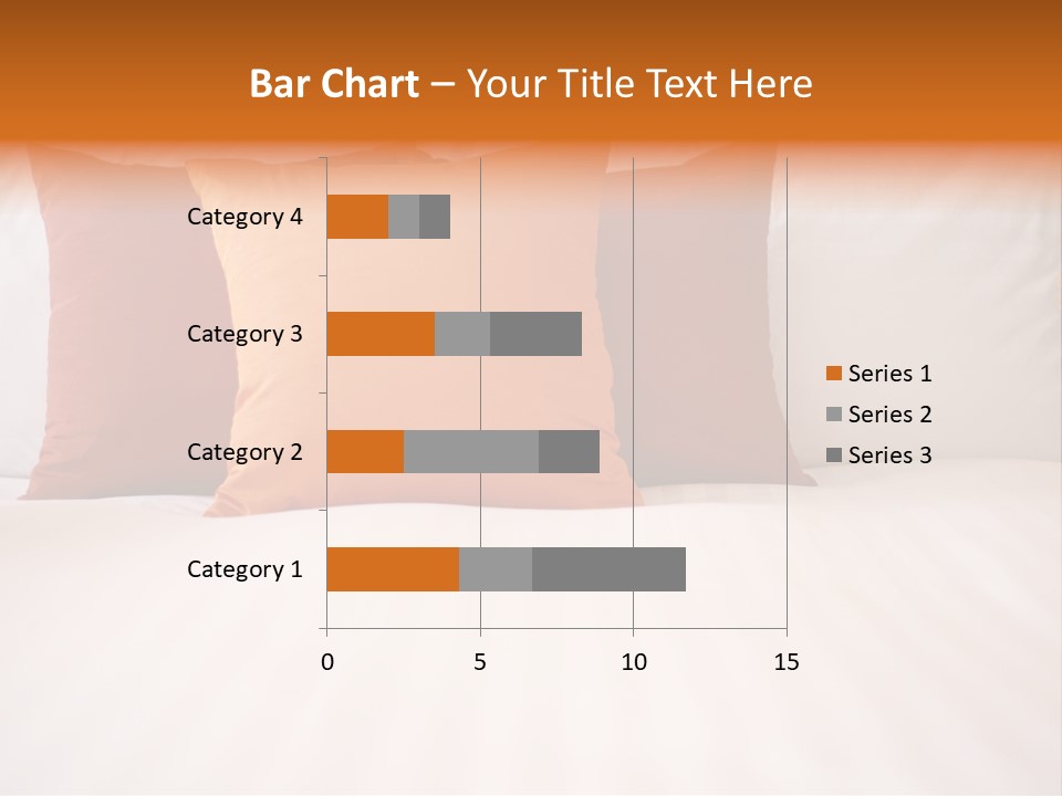 Modern Domestic Bed PowerPoint Template