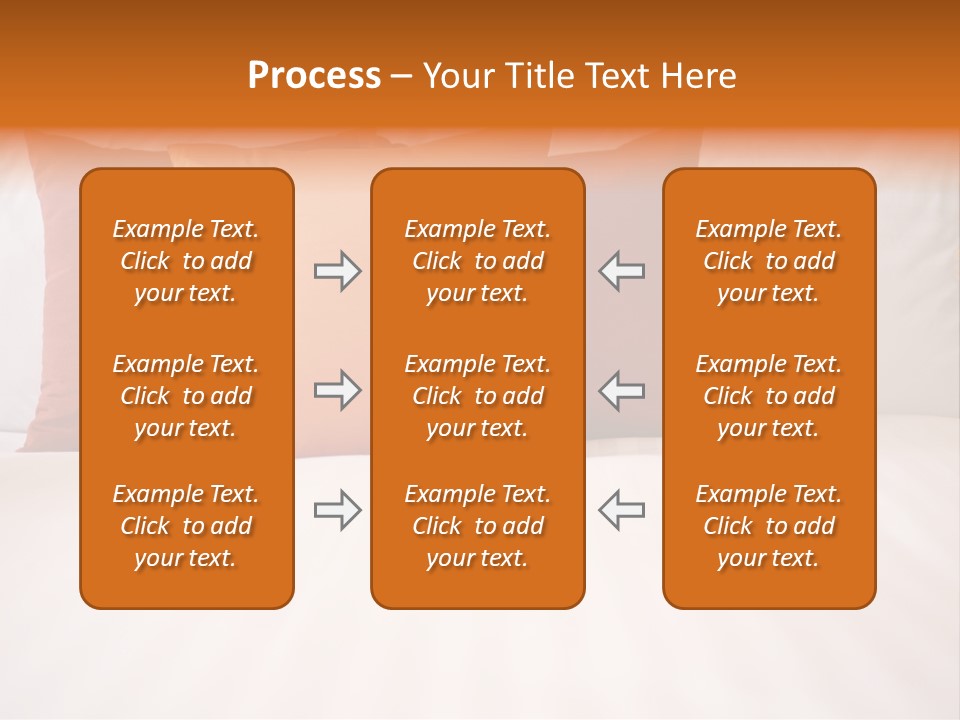 Modern Domestic Bed PowerPoint Template