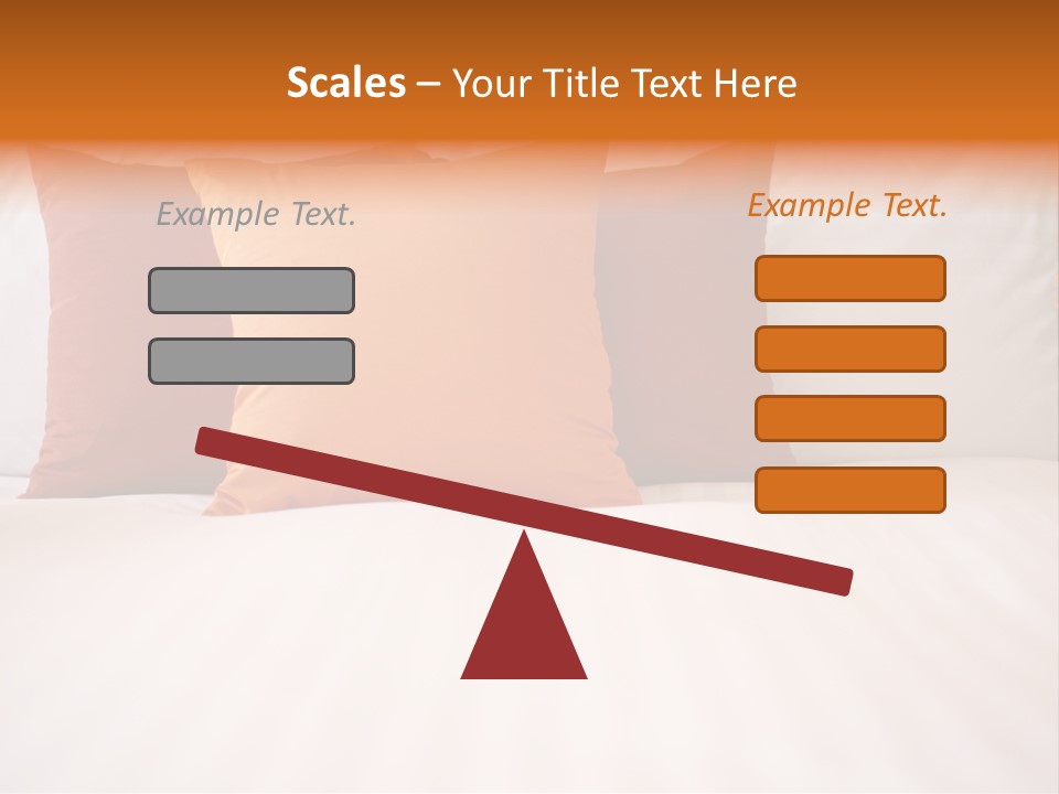 Modern Domestic Bed PowerPoint Template