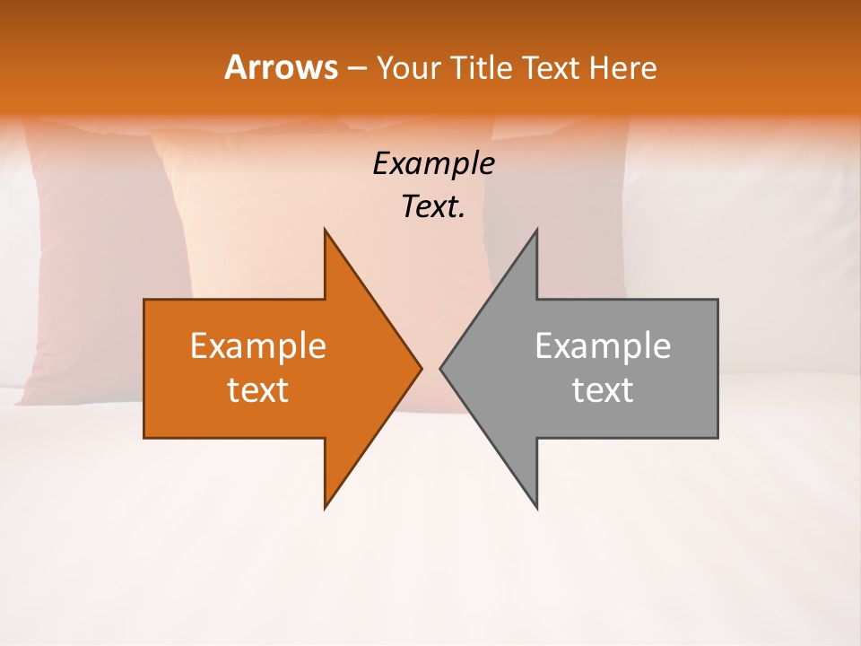 Modern Domestic Bed PowerPoint Template