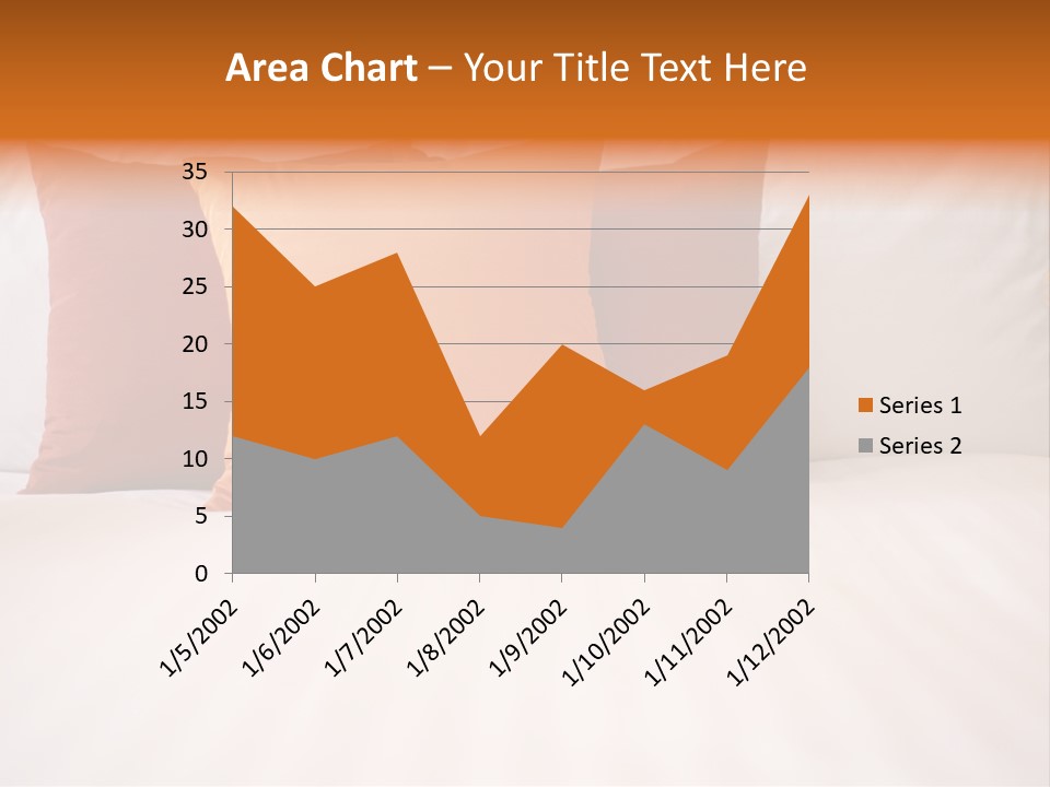 Modern Domestic Bed PowerPoint Template
