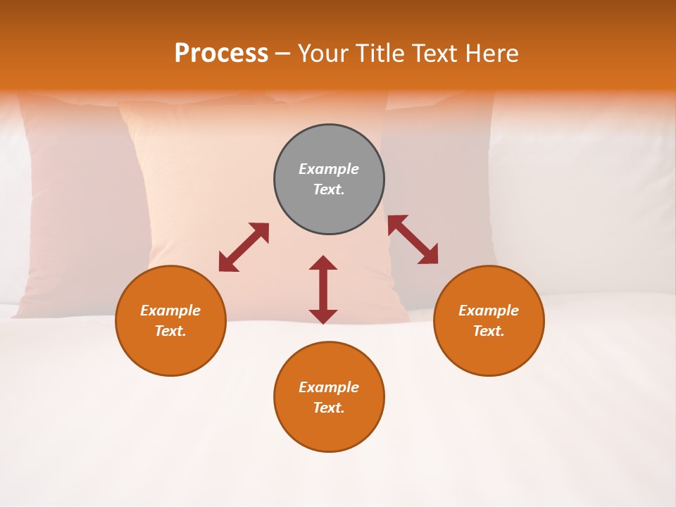 Modern Domestic Bed PowerPoint Template