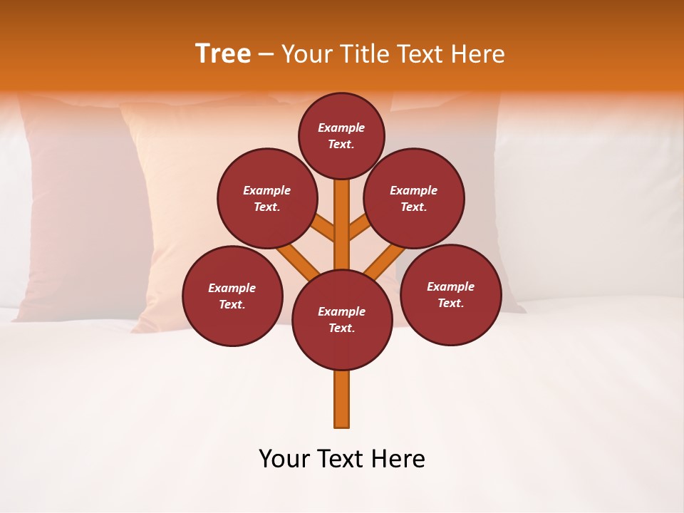 Modern Domestic Bed PowerPoint Template