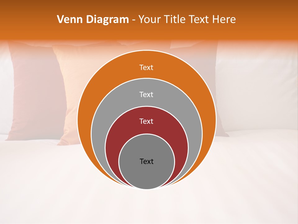 Modern Domestic Bed PowerPoint Template