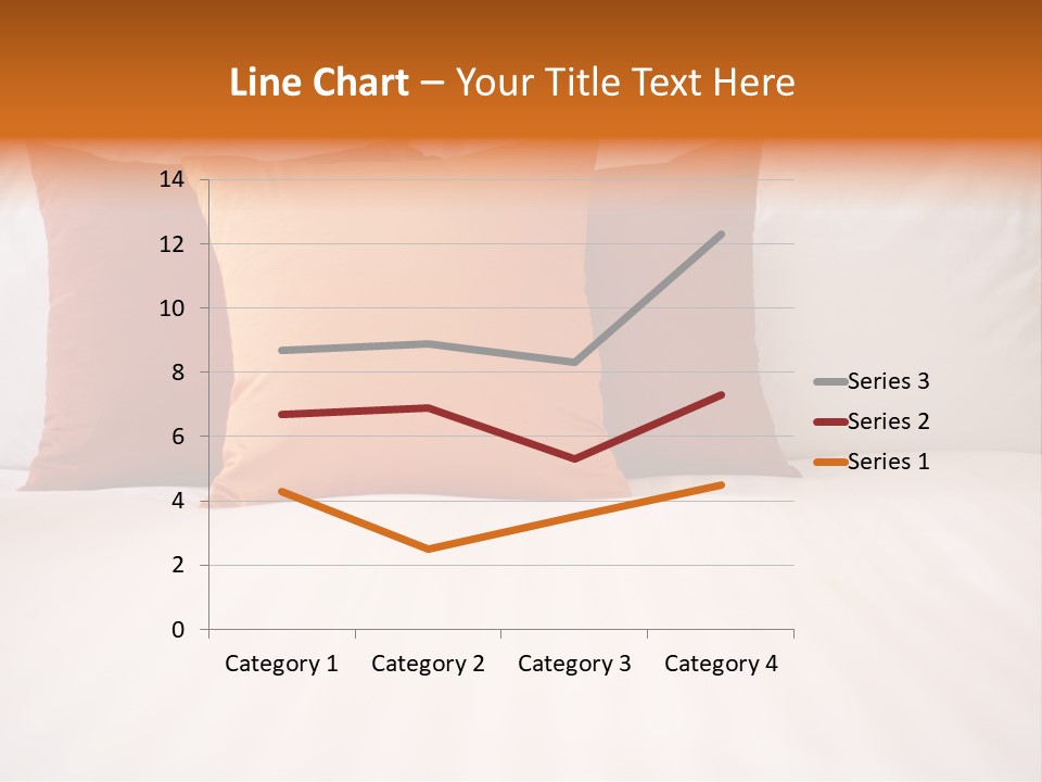 Modern Domestic Bed PowerPoint Template
