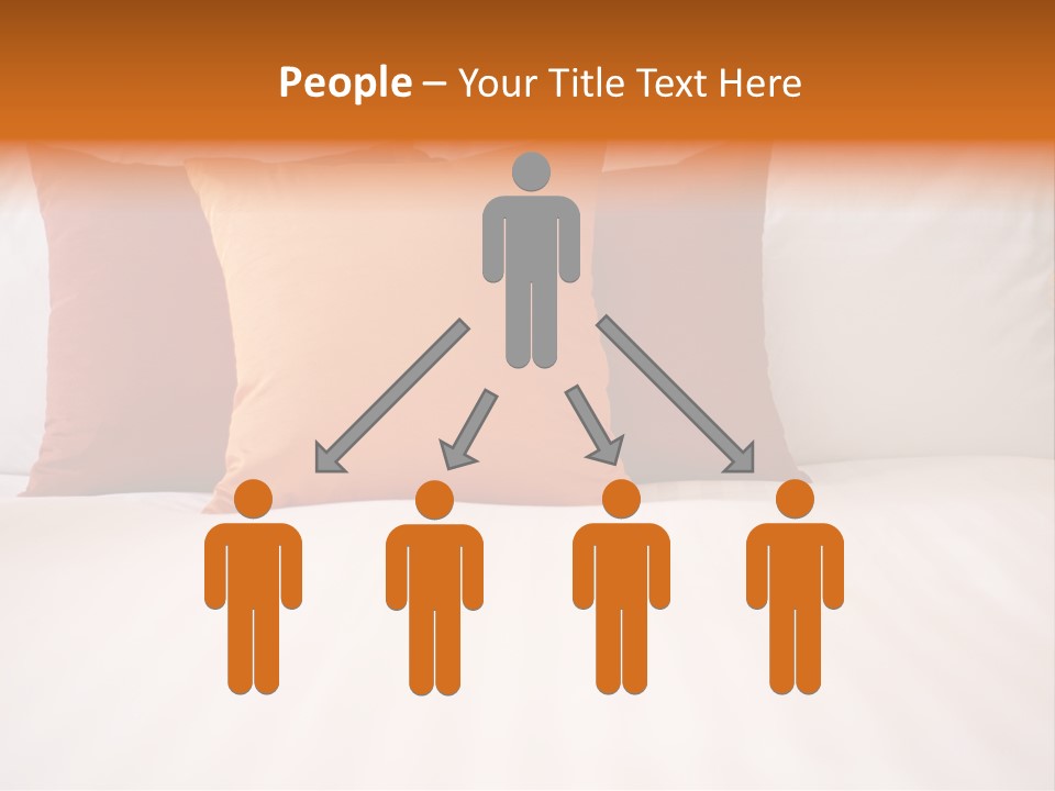 Modern Domestic Bed PowerPoint Template