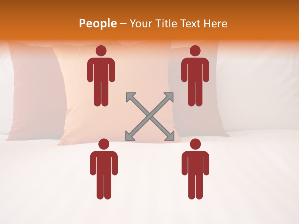 Modern Domestic Bed PowerPoint Template