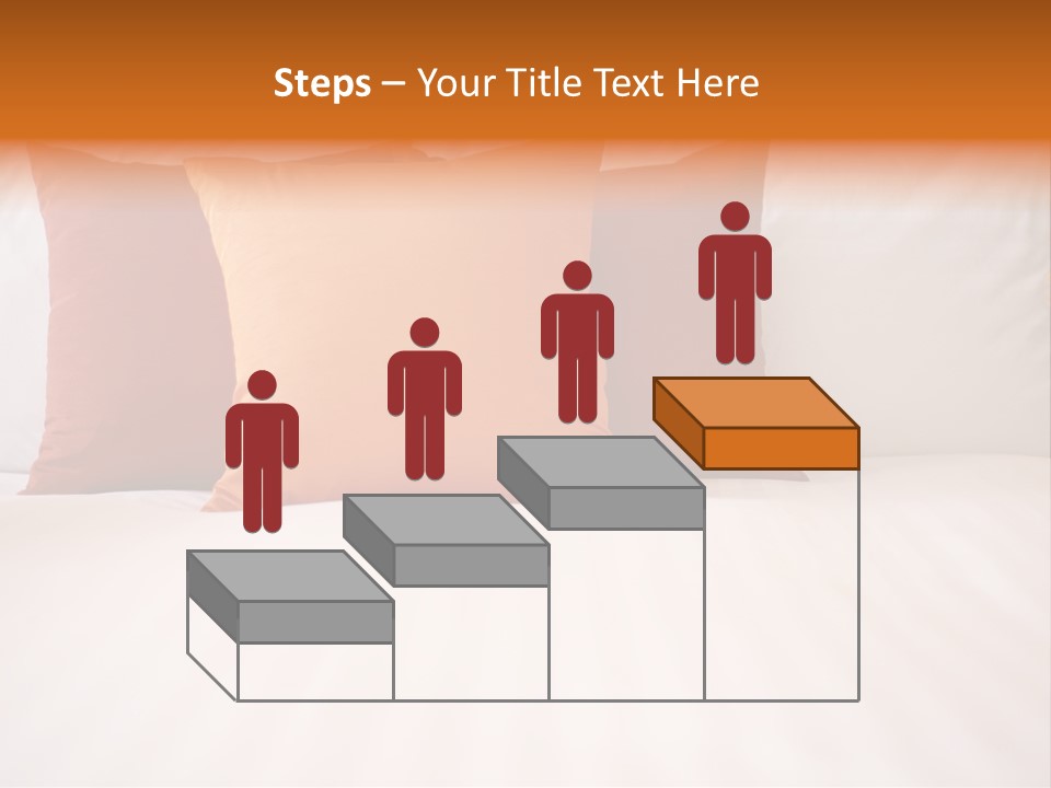 Modern Domestic Bed PowerPoint Template