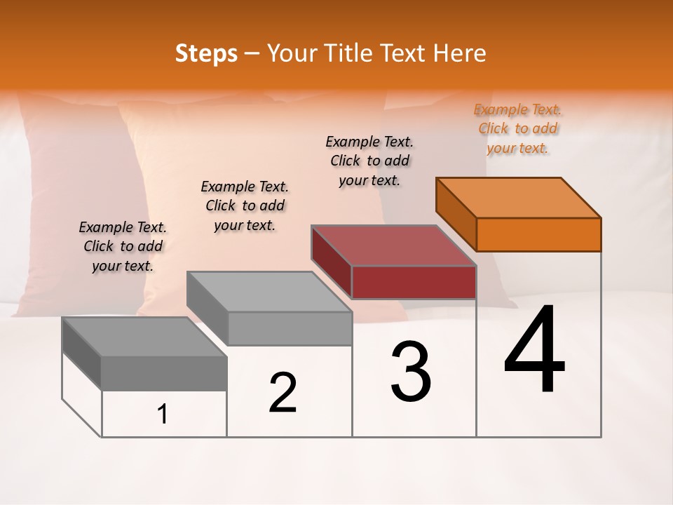 Modern Domestic Bed PowerPoint Template