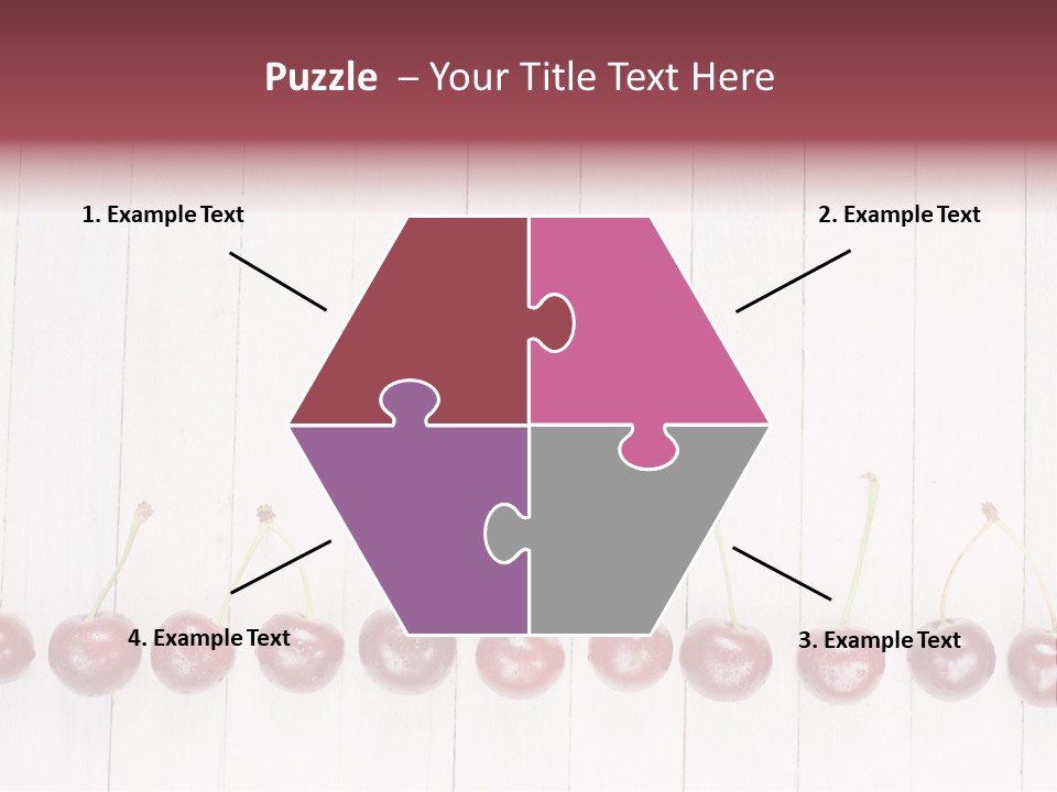 Stem Top Cherry PowerPoint Template