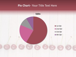 Stem Top Cherry PowerPoint Template
