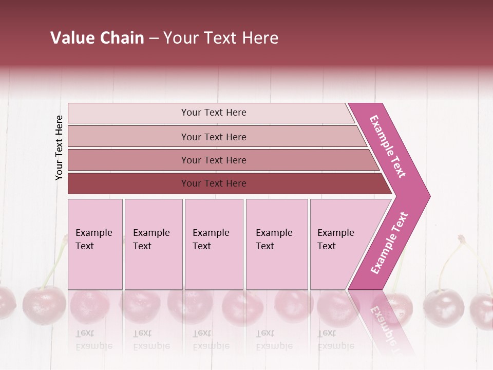 Stem Top Cherry PowerPoint Template