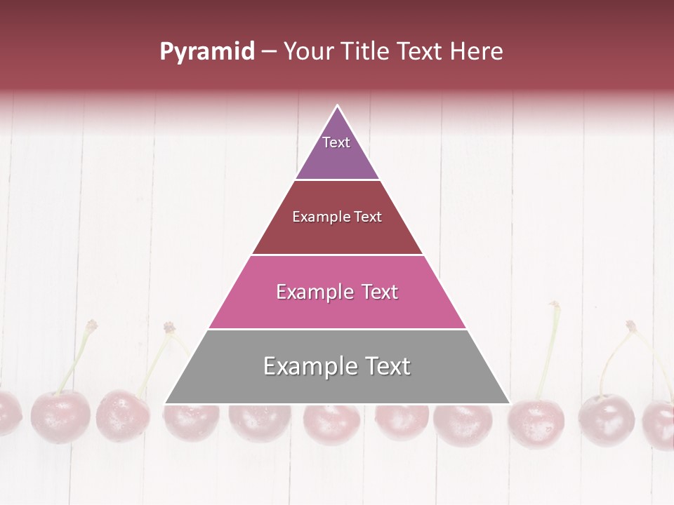 Stem Top Cherry PowerPoint Template